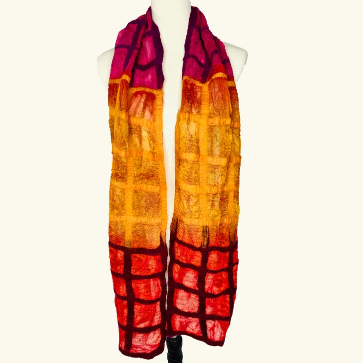 Windowpane Scarf - Warm