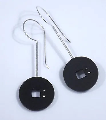 Wired Disc Earrings