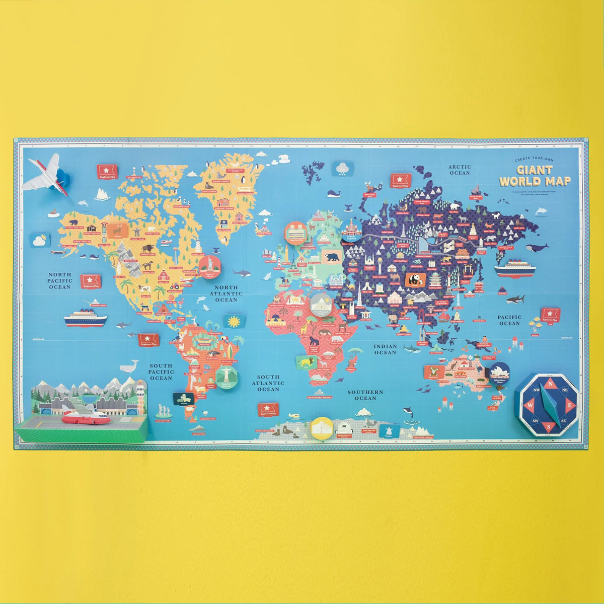 Create Your Own Giant World Map