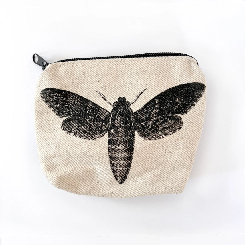Cotton Canvas Zip Pouch