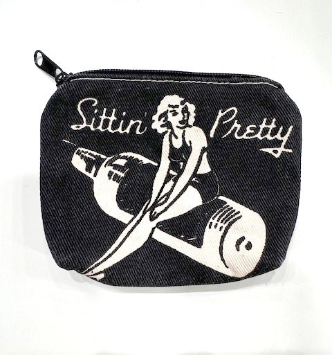 Cotton Canvas Zip Pouch
