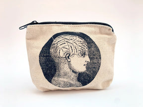 Cotton Canvas Zip Pouch