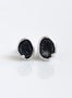 Geode Stud Earrings w/Diamond