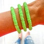 Neon Green Heishi Bracelet