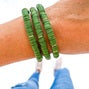 Green Heishi Bracelet