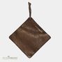 Pot Holder - Vintage Brown Leather