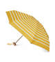 Gabin Compact Umbrella (yellow/white stripe)