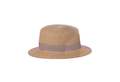 Packable Boater Hat - Natural/Brown