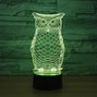 3D Owl LED Night Light