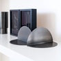 Black Nickel Bookends (set of 2)