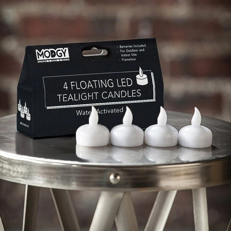 Modgy Floating Tealight Candles (4 pack)