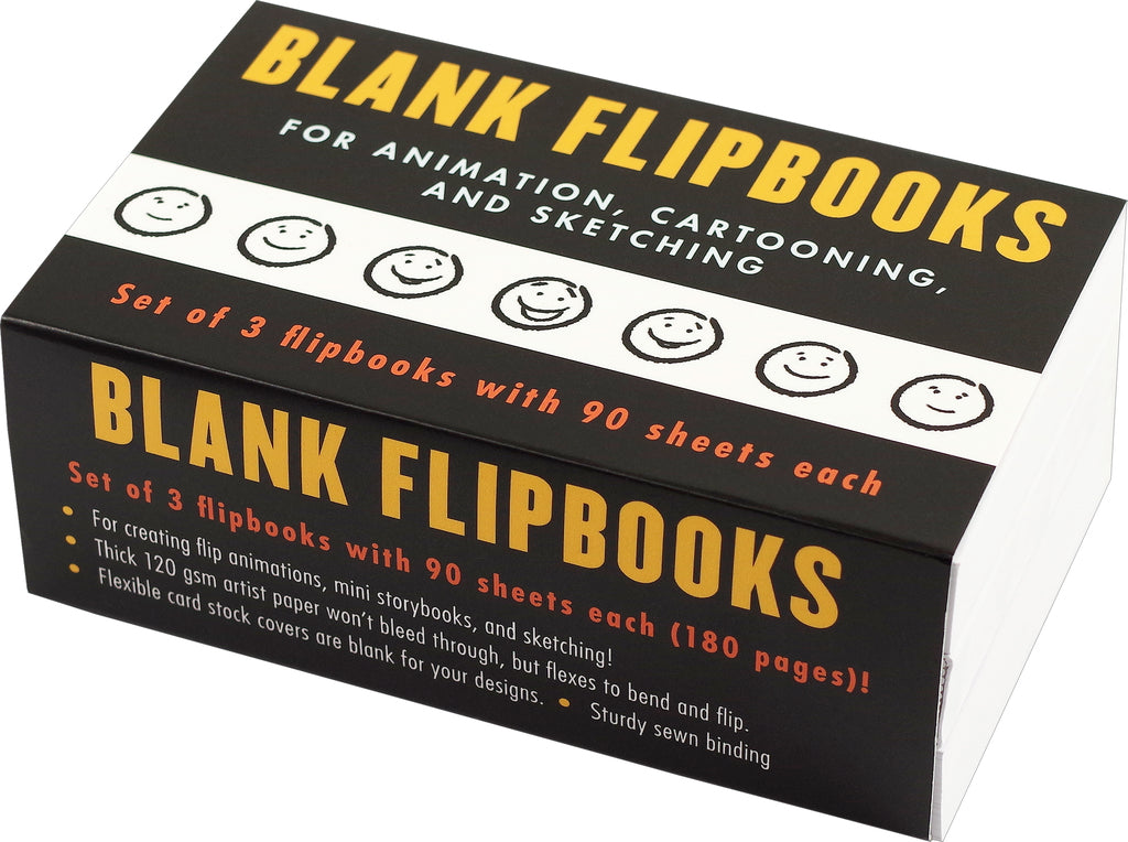 Blank Flipbooks 3-pack