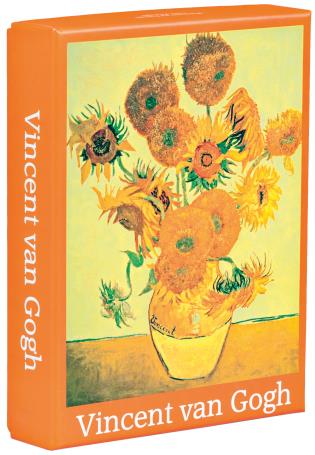 Vincent Van Gogh Sunflowers + Notecard Box