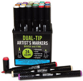 Dual Tip Artist Markers 24 PK