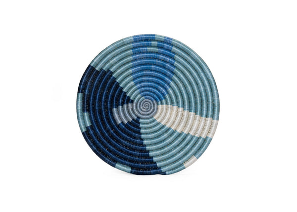 Shades of Blue Abstract Trivet