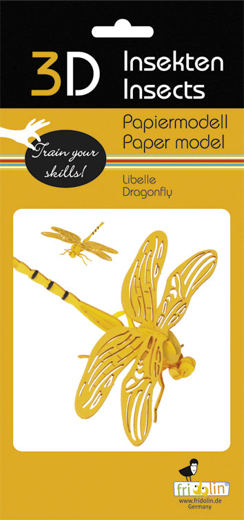 Dragonfly 3D Paper Model