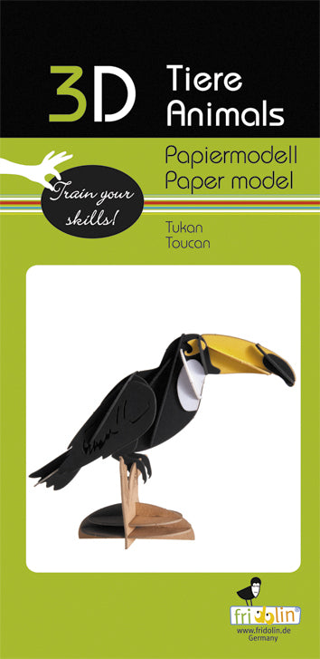 Toucan 3D Paper Model