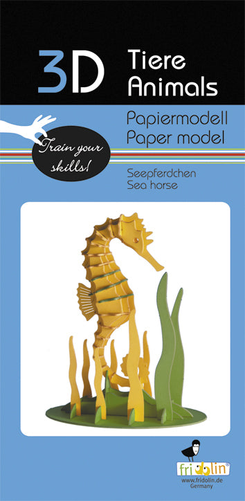 Sea Horse 3D Paper Model