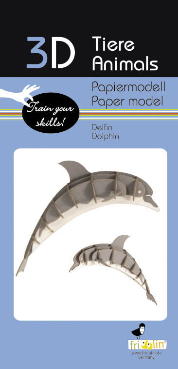 Dolphin 3D Paper Model
