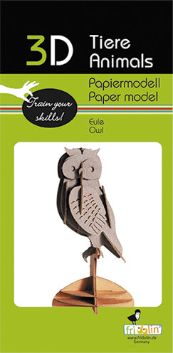 Owl 3D Paper Model