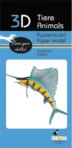 Sailfish 3D Paper Model