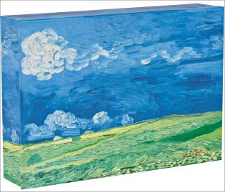 Vincent Van Gogh Landscapes Fliptop Notecard Box
