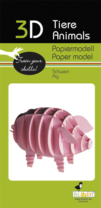 Pig 3D Paper Model