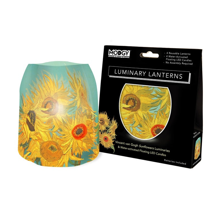 Modgy Van Gogh Sunflowers Luminary