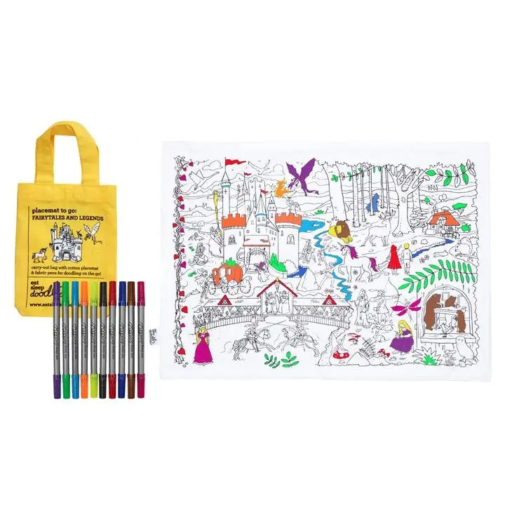 Eat Sleep Doodle Fairytales & Legends Placemat