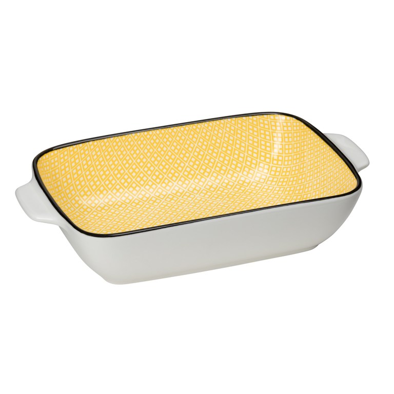 Yellow Rectangle Serving Dish 13 in