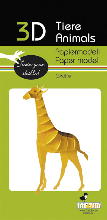 Giraffe 3D Paper Model