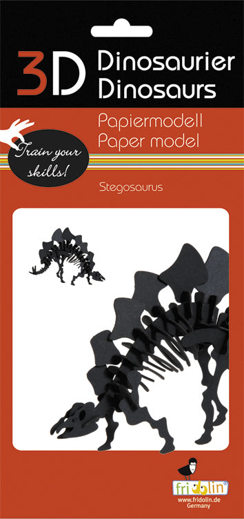 Stegosaurus 3D Paper Model