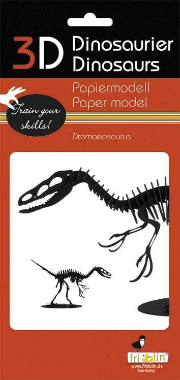 Dromaeosaur 3D Paper Model