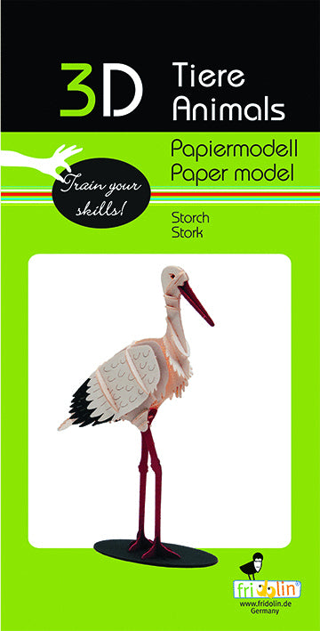 Stork 3D Paper Model