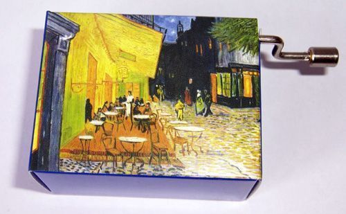 Van Gogh Cafe Terrace at Night Music Box