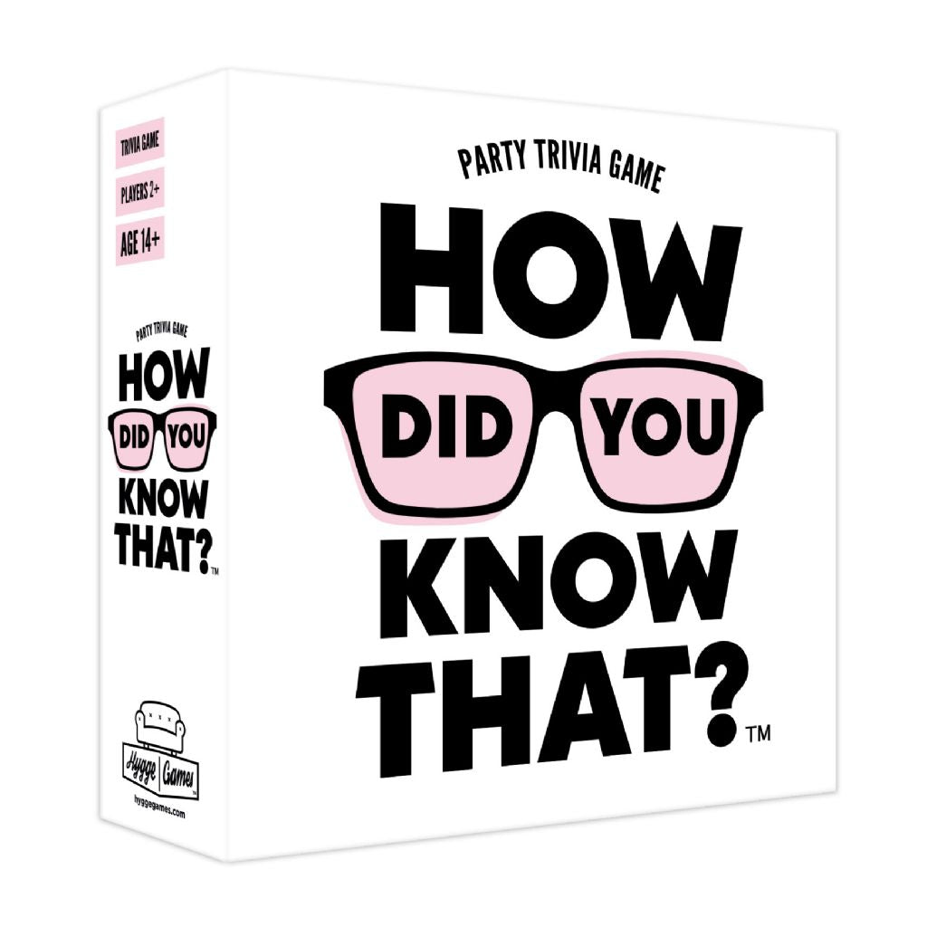 How did you know that? Party Trivia Game