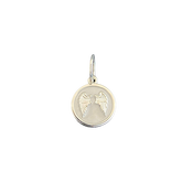 Angel Wings Mini Pendant (silver/ivory)