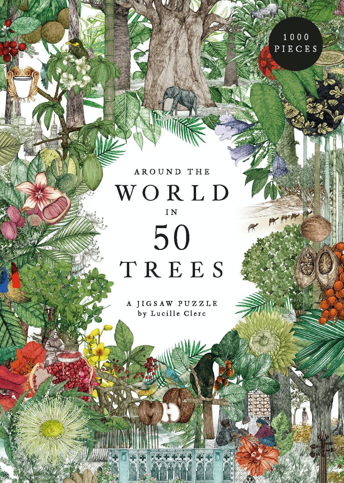 Around the World in 50 Trees Puzzle
