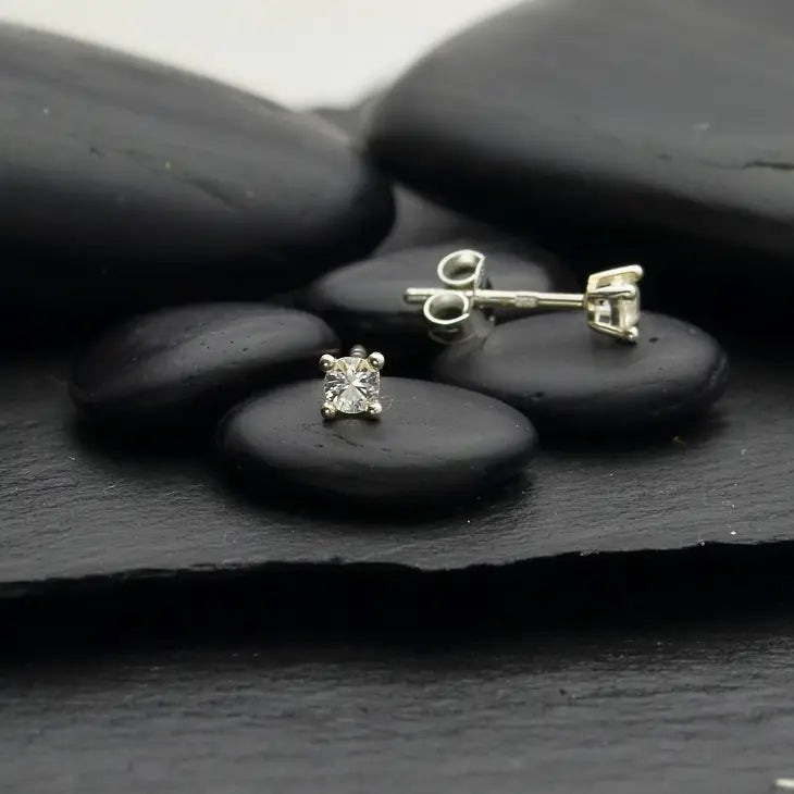 Nano Gem Post Earrings (sterling silver)
