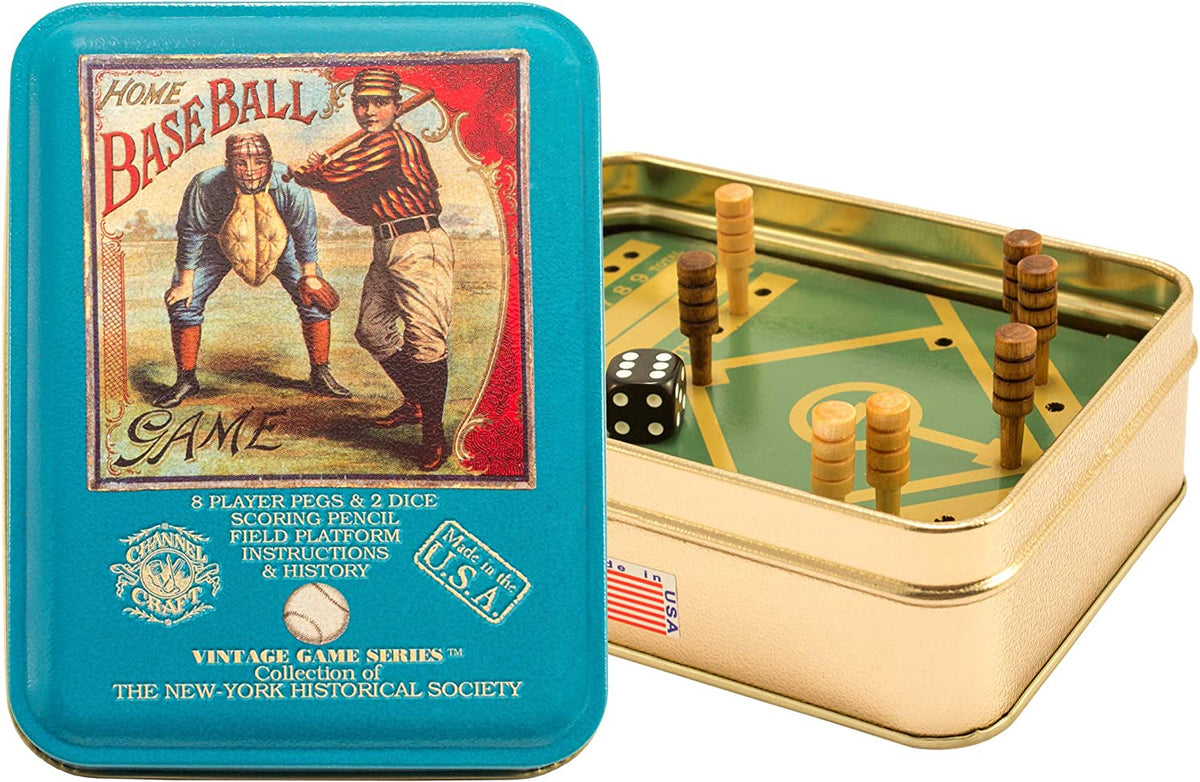 Home Baseball Vintage Game Tin
