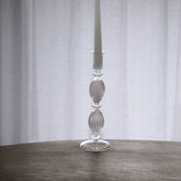 Cambridge Beryl Glass Candlestick Holder
