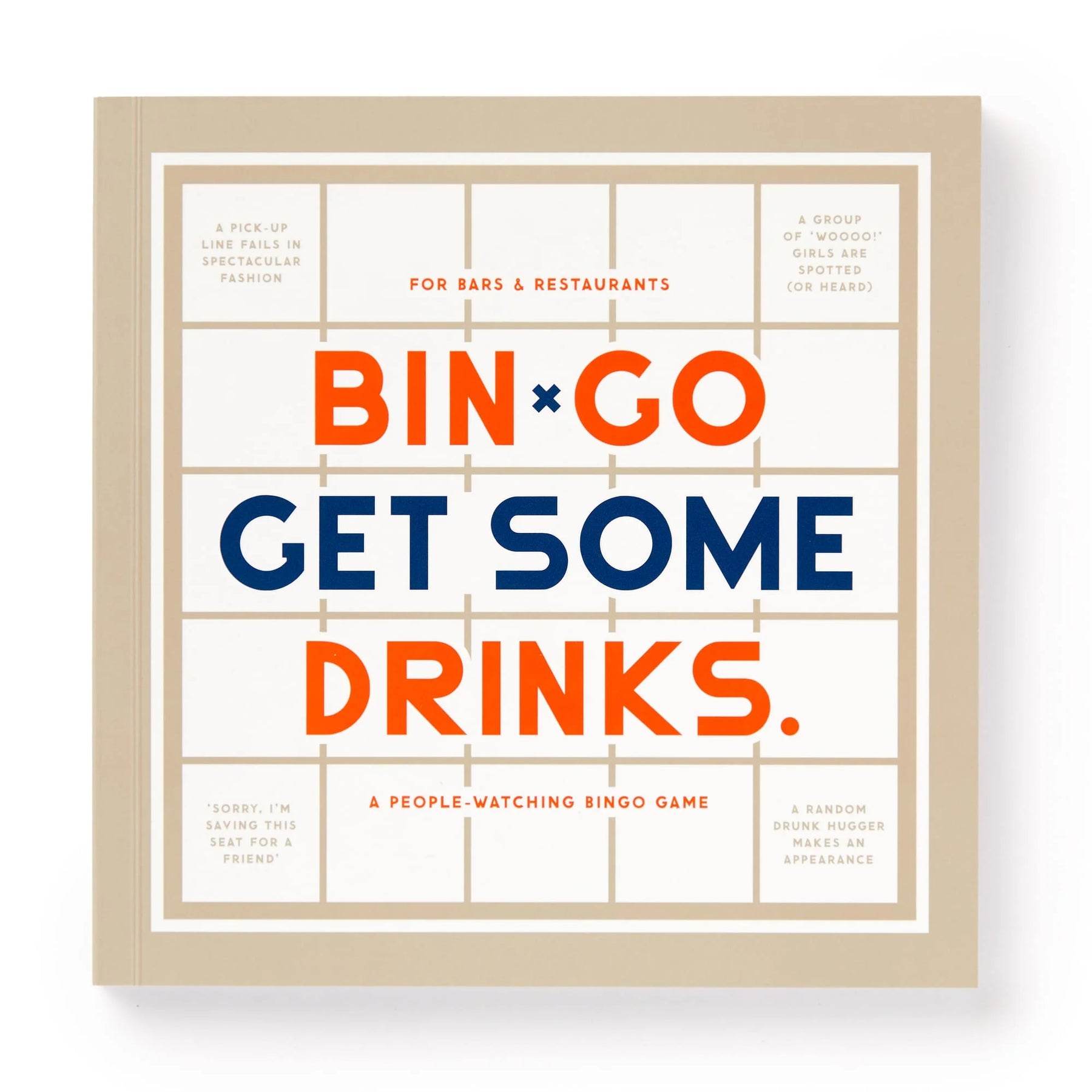 Bin-go Get Some Drinks Bingo Book