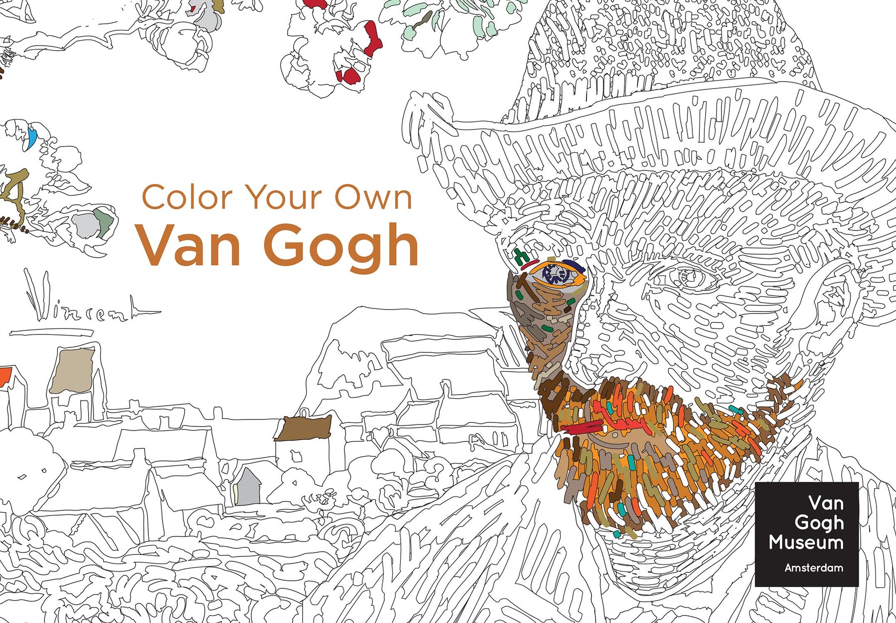Color Your Own Van Gogh: A Coloring Book