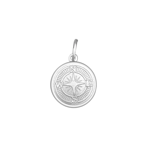 Compass Rose Small Pendant (alpine white)