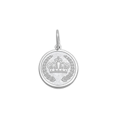Crown Small Pendant (alpine white)