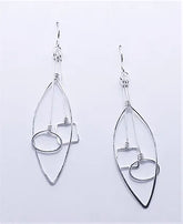 E076 Retro Dangle Earrings