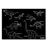 Chalkboard Placemat - Dinosaur