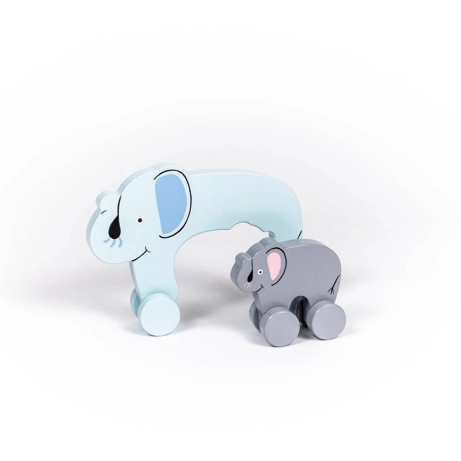 Elephant Big Little Push Toy