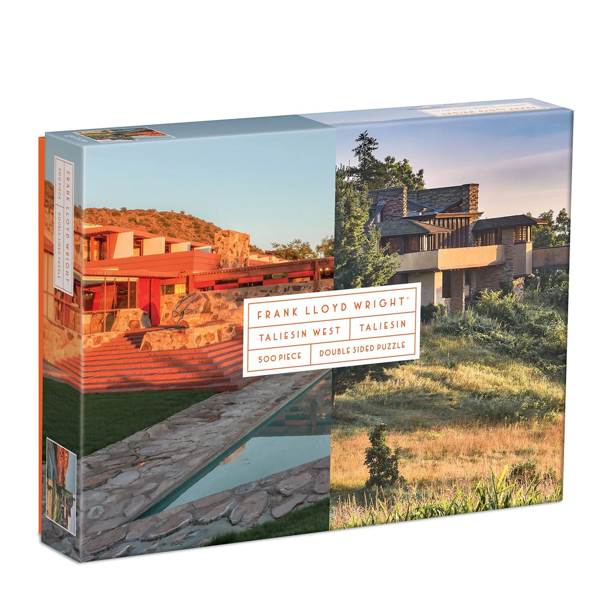 Frank Lloyd Wright Talieson/Talieson West Double-Sided Puzzle