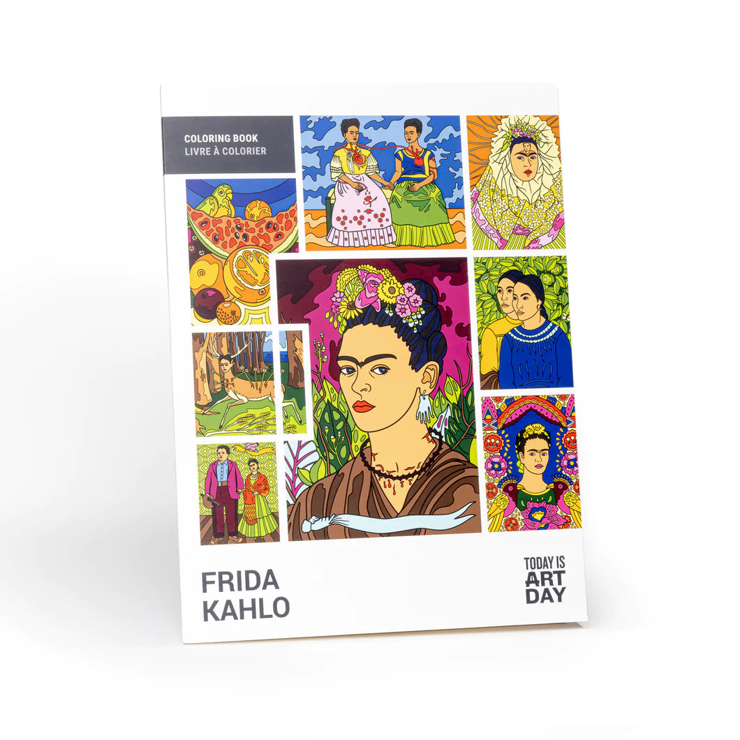 Frida Kahlo Coloring Book (Today is Art Day)